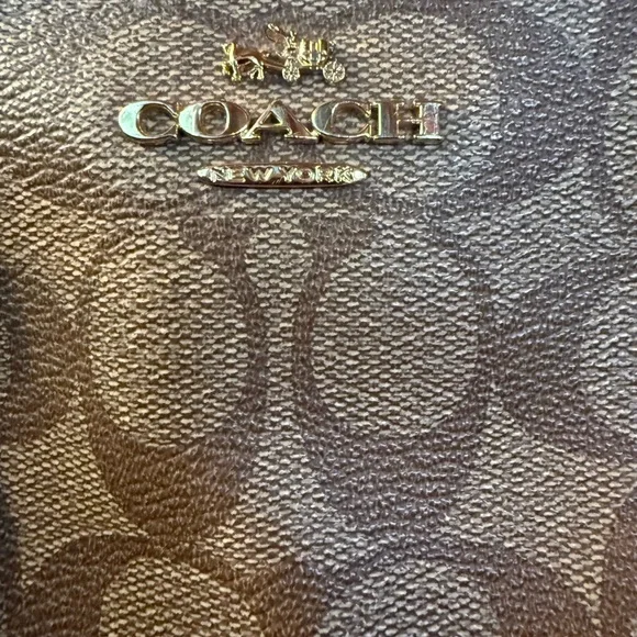 Coach Tan Signature Crossbody Bag - Picture 7 of 7